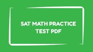 SAT Math Practice Test PDF with Answers - Ivy Learning