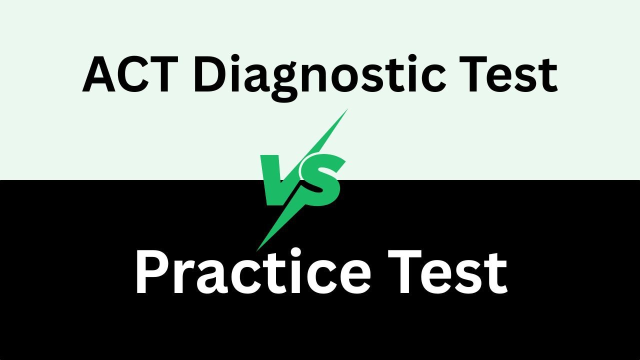 ACT Diagnostic Test vs Practice Test