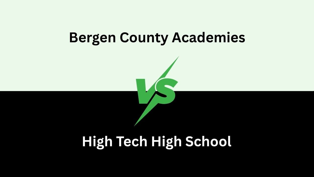 Bergen County Academies vs High Tech High School