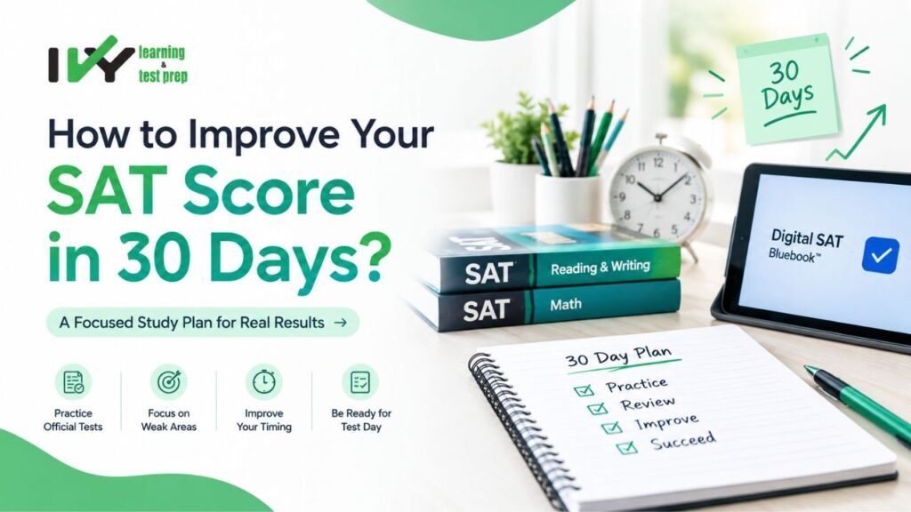 How to Improve Your SAT Score in 30 Days