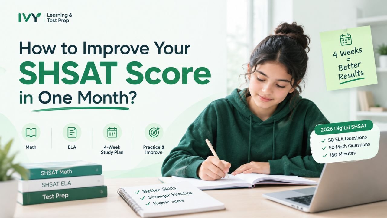 How to Improve Your SHSAT Score in One Month?