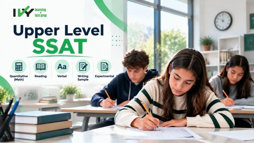 What is on the Upper Level SSAT